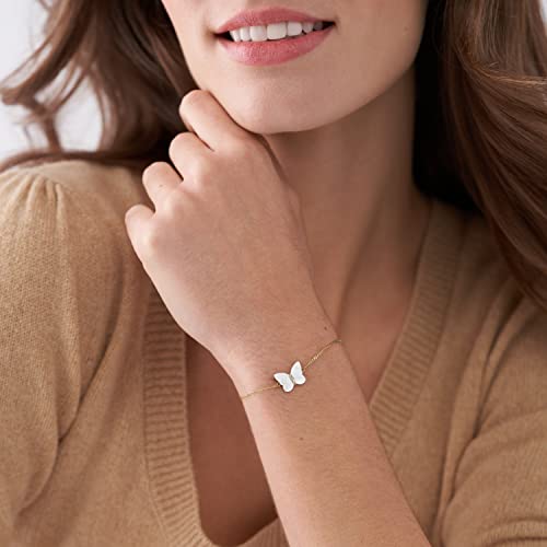 Image of Fossil Women's Stainless Steel Chain Bracelet