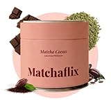 Té Matcha Premium Cacao (100 gramos) | Matchaflix | Té en Polvo | Cacao en Polvo | Té Instantáneo | Healthy | Green Drink