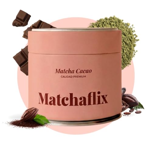 Té Matcha Premium Cacao 100 Gramos Matchaflix Té En Polvo Cacao En Polvo Té Instantáneo Healthy Green Drink