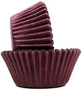 Regency Wraps RW0047 Greaseproof Baking Cups, Standard, Solid, Burgandy
