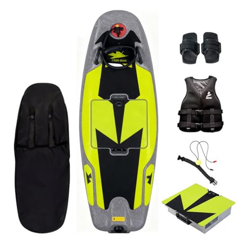 Electric Water Jet Surfboard with Hydrofoil