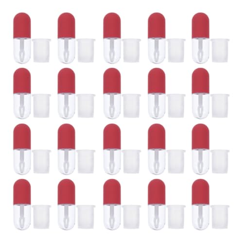 Envases de brillo de labios de 4.5ml Hemobllo de plástico ligero rellenables para cosmética diy