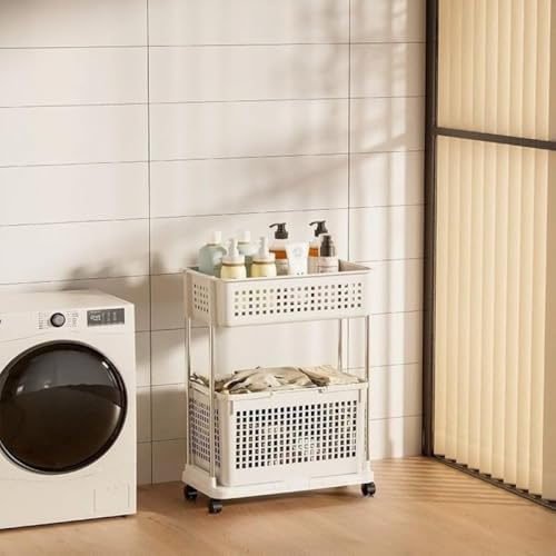 [AOBOPO] �����h���[�o�X�P�b�g ���󕨃J�S 2�i3�i�I���� �L���X�^�[�t����e�ʃ����h���[���S�� �����t���ʋC���E�߃J�S �v���X�`�b�N���y�ʂ������ �����L�b�`�����ʏ����p�r���[ �ȃX�y�[�X�ƒ�p���󂩂�