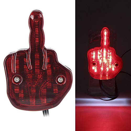 Luce freno per dito medio, luce posteriore per