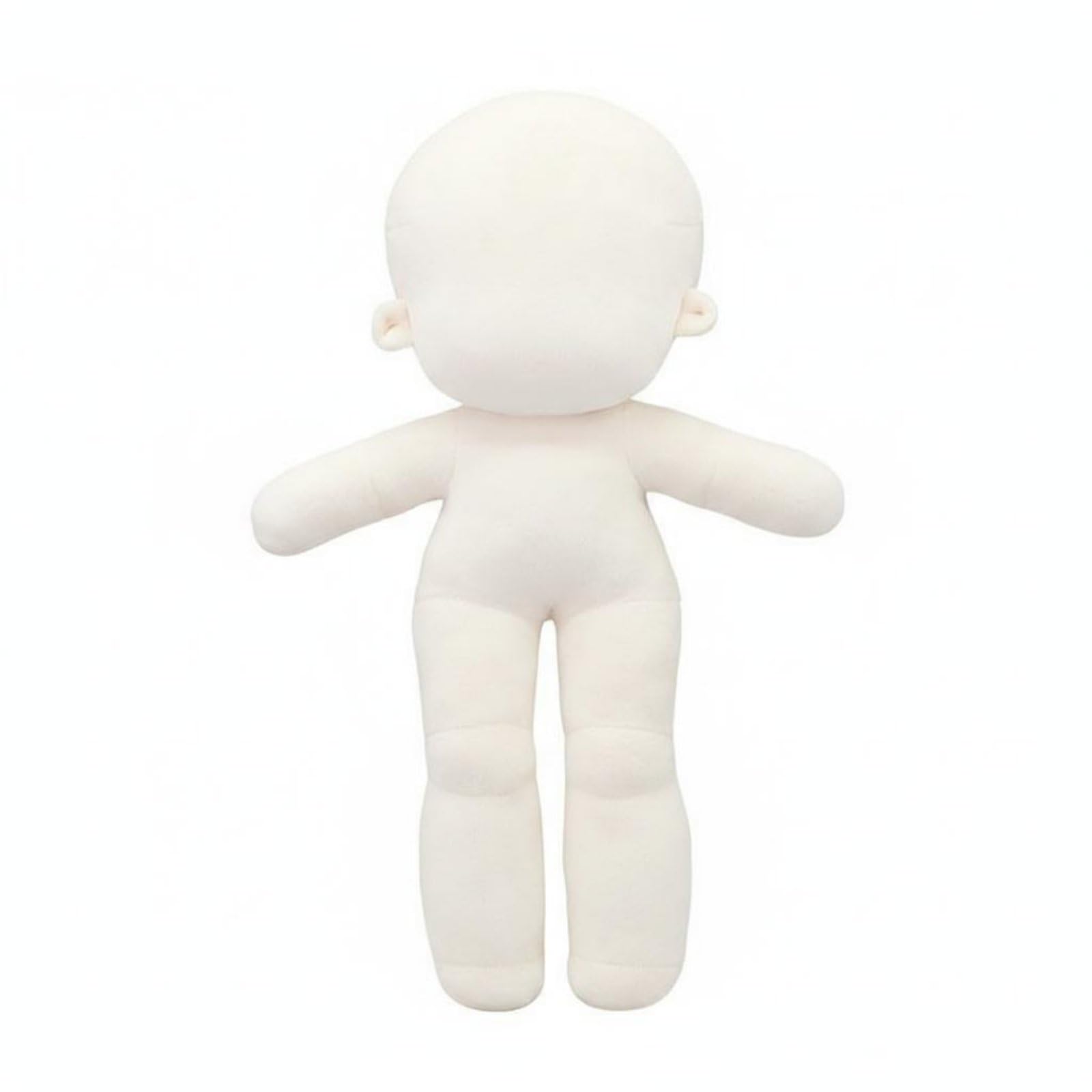 Colcolo Doll Body Stuffed Soft Toy Unprinted Humanoid Simple Outline Padded Customizable Lightweight Suitable for Children Gifting Decoration, 30cm Fat Body