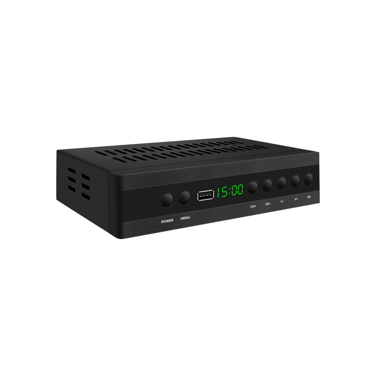 MayMax Receptor de Television Digital Terrestre 1080p con Grabacion PVR Puerto USB y Compresion H.265 - Sintonizador TDT en Alta Definicion