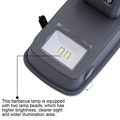 Grill Lighting Led Handle Grill 'N Go Light ，Bbq Grill Light Outdoor, Fits Weber ，Traeger Grill - Grey #TOP5