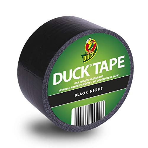 Ducktape 319026 Cinta Adhesiva de Tela, 48 mm x 10 m, Negro Cover