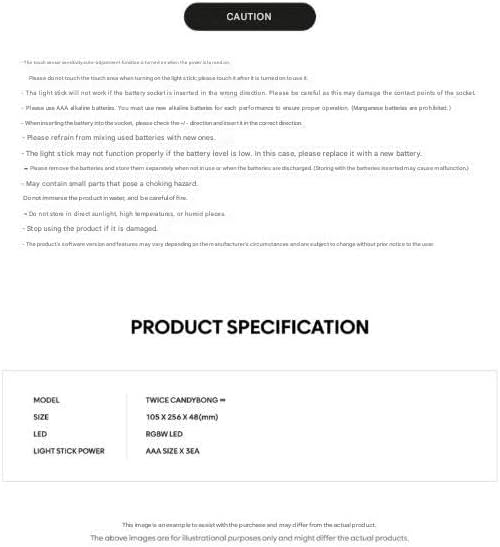 Twice CANDYBONG Infinity Light Stick Set, K-Pop Concert Fanlight