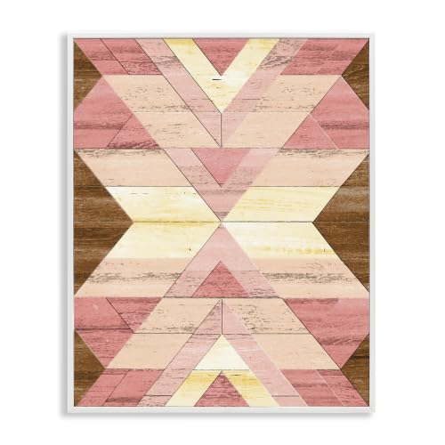 Desert Sunset Geometric Shapes, 16 x 20 Inch Framed Giclée Print