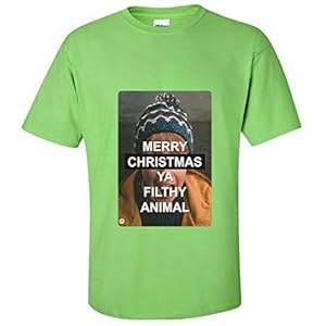 Ya Filthy Animal – Kevin -T-Shirt – Home Alone – Volwassenen & Kids Maten -Lime Green