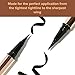 Beauty Bakerie Lollipop Liquid Eyeliner Pencil, Smudge Proof, Waterproof Liquid Eye Liner Pen with Felt Tip Brush for Precise Eye Makeup, Waterproof Eyeliner for All Day Wear, 3.5mL, Jet Black
