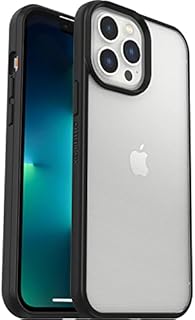 OtterBox Sleek Etui do iPhone 13 Pro, Odporne na Wstrząsy i Upadki, Przetestowane Zgodnie ze Standardami Wojskowymi, Przezroczyste/Czarne, Bez Opakowania Detalicznego