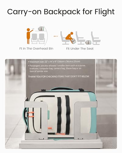 Image of LOVEVOOK 40L Travel Backpack for Women Men, Carry on Backpack for Airplanes