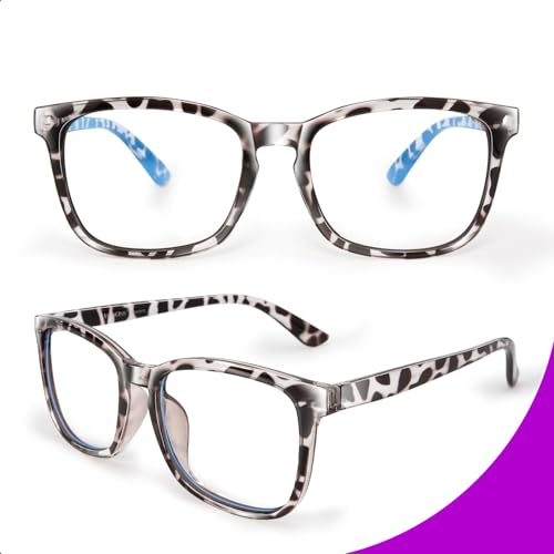 Image of VISOONE Blue Light Blocking Glasses Square with Anti Computer Glare for Gaming Women and Men MONTANA