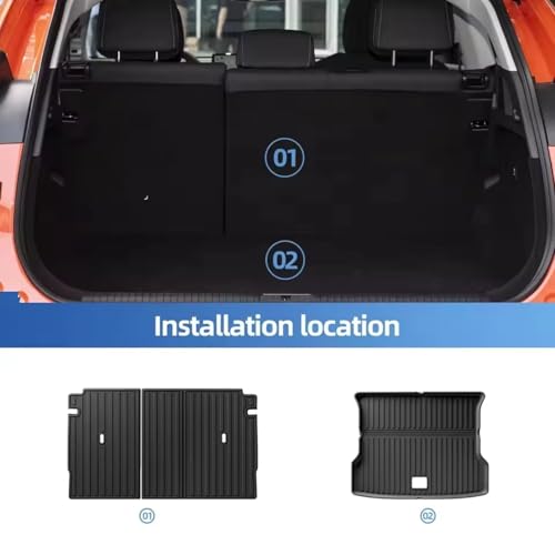 Tapis de sol TPE Xpeng G6 protection coffre et dossier RHD