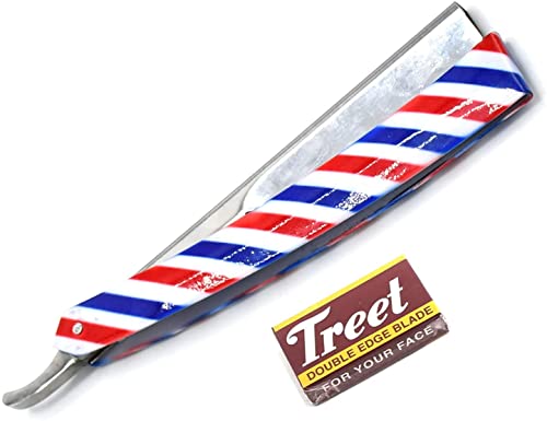 AAProTools Professional Barber Hair Shaving Razor Straight Knife With Free 10 Blade BTS-192