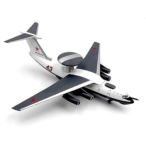 Modèle d'avion A-50 soviétique 1/200 en alliage pour collectionneur de prestige