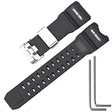 MCXGL Quality Rubber strap Replacement for gshock GWG-1000GB GWG-1000 Men's Black Watch Band