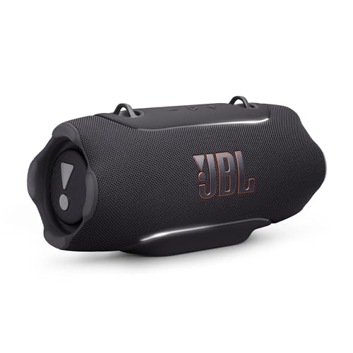 JBL Xtreme 5 Altoparlante Bluetooth portatile con suono JBL Pro e comoda tracolla, impermeabile IP68, Power Bank integrato, nero