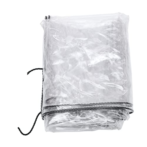 Gatuida 防水透明タープ 厚 耐風耐候性 屋外プール用 窓 バルコニー雨よけカバー 高透過率 保温保湿 屋外収納折り畳み可能