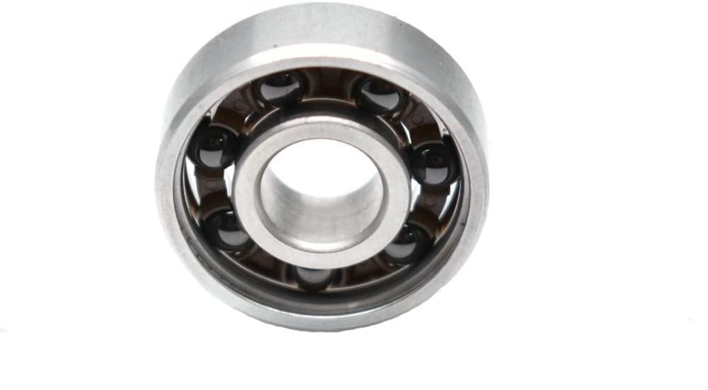 Rodamientos 10 Uds 608 Bolas de cerámica Negras Si3N4 rodamientos de Acero Inoxidable 8x22x7mm patín patineta rodamiento de Rueda