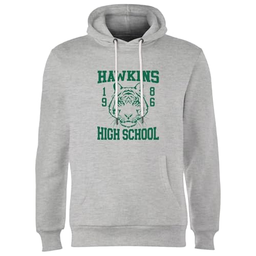 Zavvi Stranger Things Hawkins High School Hoodie - Grey M
