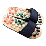 DOITOOL Acupressure Massage Slippers Acupoint Foot Massage Shoes Slippers Sandal Feet Reflexology Acupressure Acupuncture Shoes Size 43-44