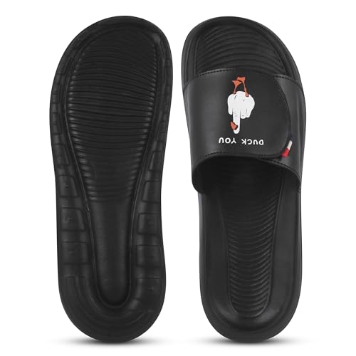 Image of PERY-PAO Sliders for Men | Lightweight EVA Sole & Comfortable Slippers | Flip-Flops & Chappals for Everyday Use
