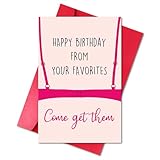 LYMEQING Sexy Adult Birthday Card for Husband Boyfriend BF Him Men, Funny Rude Birthday Gift Card from Wife Girlfriend, Humorous Gift for Fiancé (Come Get Them)