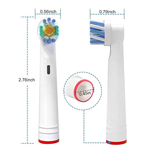 Moniclern Cabeça de escova de dentes elétrica de 16 peças compatível com escova de dentes elétrica O
