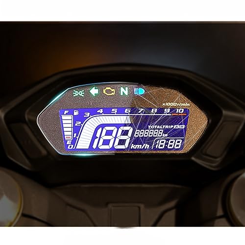 Protection écran moto anti-rayure Honda CB190X pour compteur lisible - 8