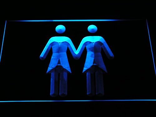 ADVPRO i1058-r Lesbian Woman Woman Toilet Neon Light Sign