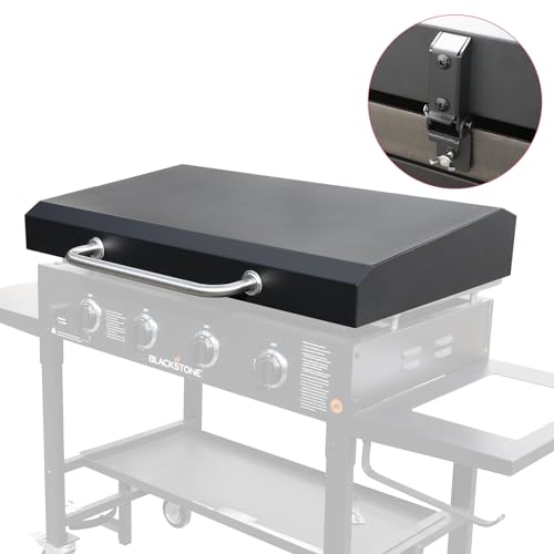 Griddle Lid Back-hinged Design for 36 Blackstone Griddle Nexgrill Member Mark Griddle and Other 36 griddles Hard Cover Hood with Handle for 36 Inch Blackstone Table Top Griddles