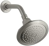 KOHLER K-457-BN Memoirs Single-Function Showerhead with Classic Design, Vibrant Brushed Nickel