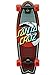 Santa Cruz Classic Wave Splice Dot Shark Cruiser Skateboard, 27