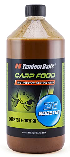 Tandem Baits Karpfen Futter Angelfutter Attraktor Carp Food Zig Booster 1000 ml Hummer Und Krebs