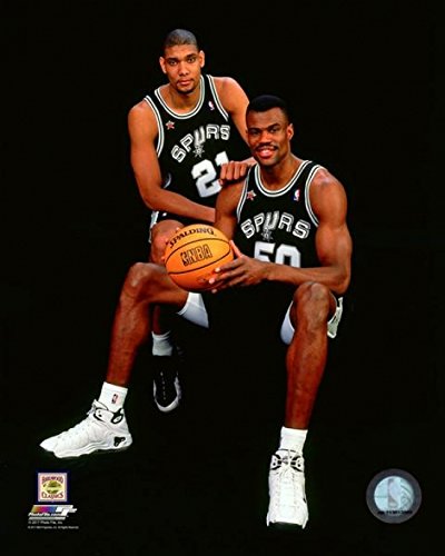 Tim Duncan & David Robinson 1998 NBA All-Star Game Photo Print