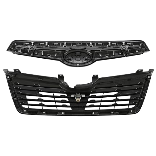 HECASA Front Grille Compatible with 2019-2021 Subaru Forester Bumper Grill Assembly Silvery+Black Replacement for 91121SJ100 SU1200187 91121SJ000 SU1200175 by HECASA - Image 8