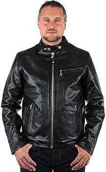 Schott NYC Men's Leather Jacket, Black, XL : Amazon.com.be: Fashion