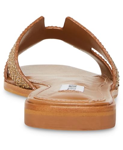 Steve Madden Steve Madden Women's Hadyn Sandal, Bronze Rhinestone, 11