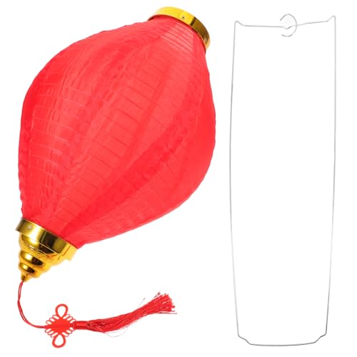 VALICLUD Linternas Colgantes Ovaladas Decorativas Rojas Lámparas Vietnamitas y Japonesas Diseño Oriental Resistente para Exteriores Iluminación Festiva para Bodas Cumpleaños Navidad y Año