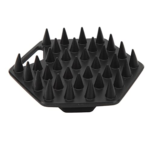 Cepillo Exfoliante para Barba, Mejora la Circulación, Limpieza de Poros, Cepillo para Fregar Barba para Uso Diario (Negro)