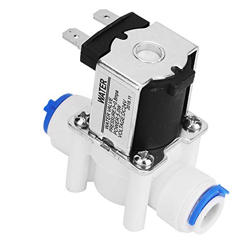 Válvula eléctrica de plástico válvula solenoide purificador de agua válvula de entrada de agua para purificador de agua 24VDC N/C
