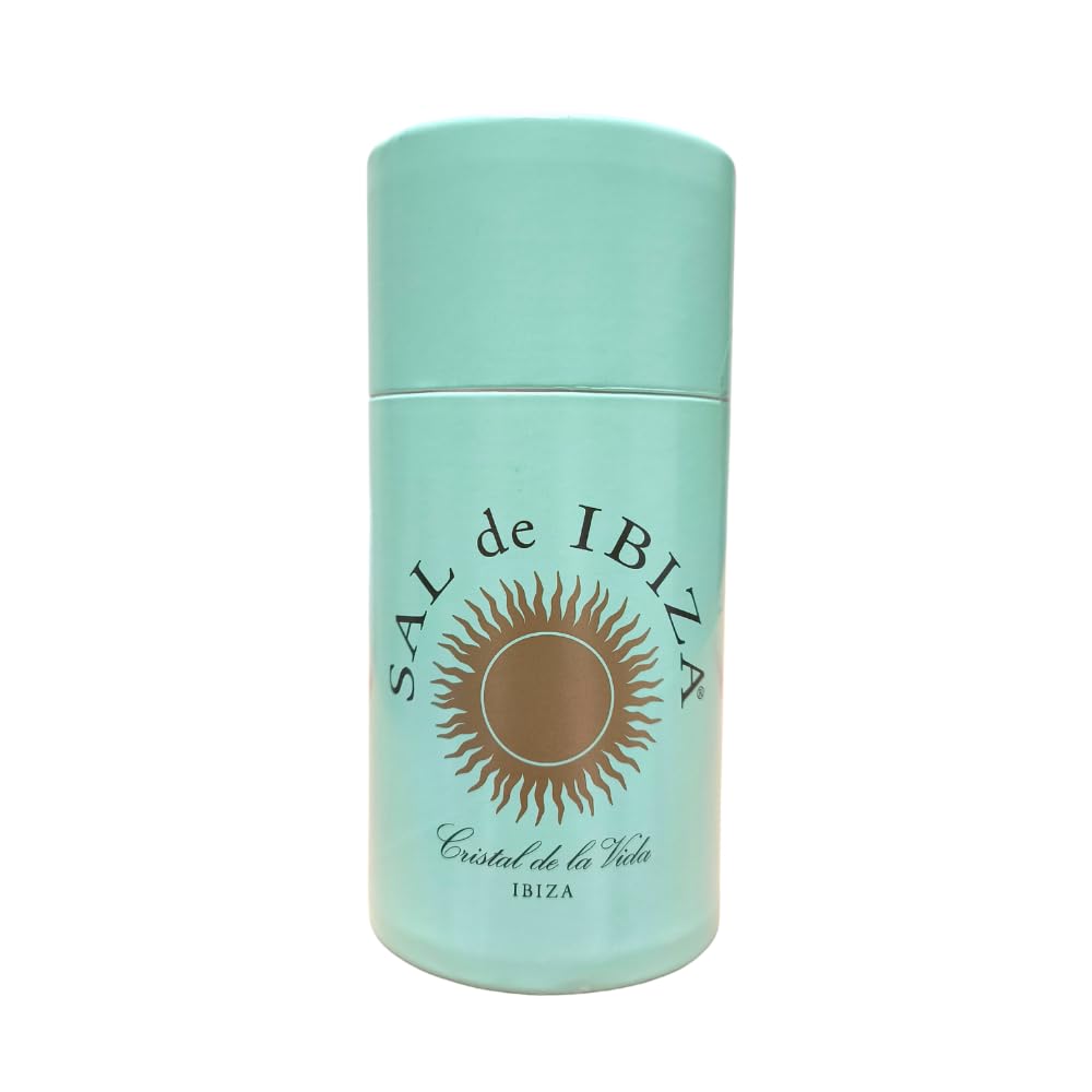 Sal Marina Sin Refinar Natural - Grano 125 Gramos | Sal de Ibiza - Sal de Mar y Sal Fina Sin Refinar, Sal Marina Natural de Mesa
