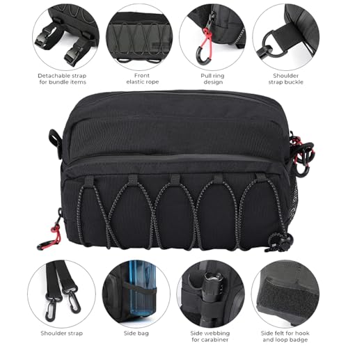Sacoche guidon moto pour ranger vos outils sur Scout Dark Horse