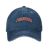 Fordham Rams University Logo Unisex Adjustable for Hat Baseball Cap Casquette Navy Blue