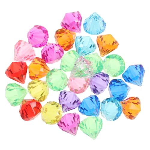 LIOOBO 30pcs Gemstone Pool for Summer Diving Gems Plaything for Pirate Games and Underwater Exploration Activities