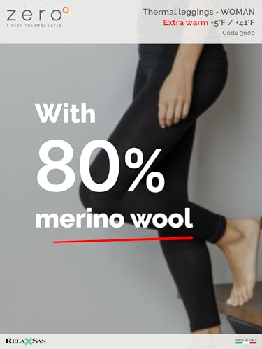 Relaxsan Zero 3200 – Women's Thermal Long Johns Breathable Base Layer Leggings in Dryarn Fiber and Merino Wool2