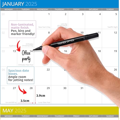 Hambli Academic Year Wall Planner 2026-2027, view 3